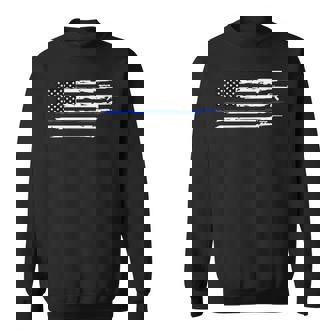 American Thin Blue Line Policía Escopeta Francotirador Akm Ar-15 Armas Camisa de entrenamiento - Regaloses