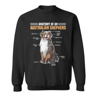 Anatomy Of A Australian Shepherd Sweatshirt - Monsterry UK