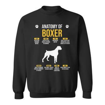 Anatomy Of Boxer Dog Lover Sweatshirt | Mazezy
