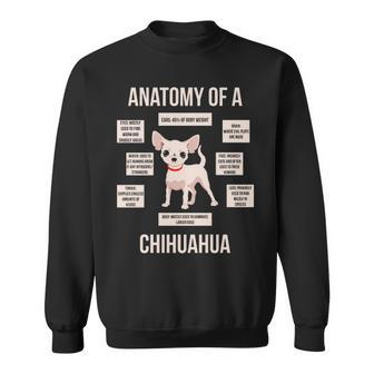 Anatomy Of A Chihuahua Puppy Owner Lover Gif Sweatshirt | Mazezy