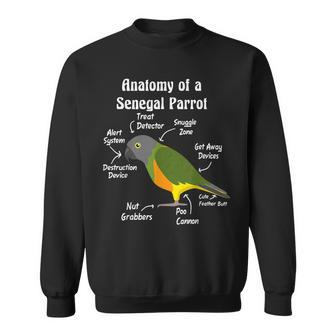 Anatomy Of A Senegal Parrot Sweatshirt - Monsterry CA