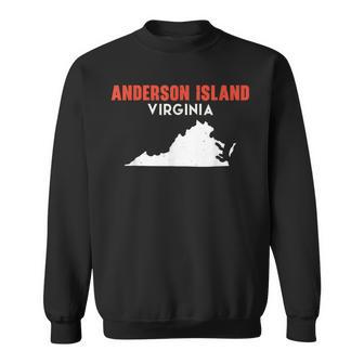 Anderson Island Washington Usa State America Travel Washingt Sweatshirt - Monsterry DE