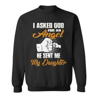 Angel I Asked God For An Angel Sweatshirt | Mazezy