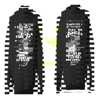 Angel Idea Fater Leg Dich Nicht Mit An Angler An Sweatshirt - Seseable