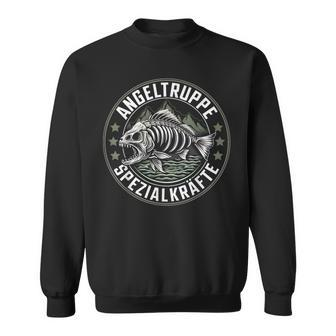 Angeltruppe Spezialkräfte Lustiges Geschenk Spruch Angler Sweatshirt - Seseable