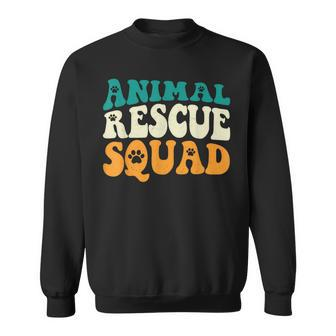 Animals Over People Animal Activist Rescue Conservation Sweatshirt - Monsterry