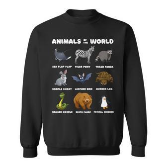 Animals Of The World Rare Animals Memes Sweatshirt - Monsterry