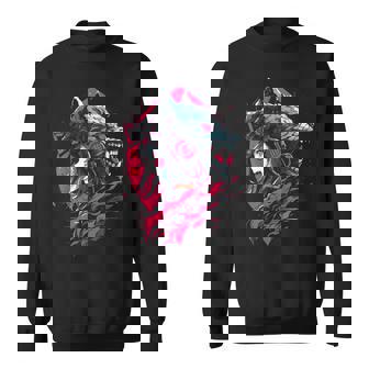 Anime Manga Cyberpunk Aesthetic Techwear Harajuku Wolf Camisa de entrenamiento - Regaloses