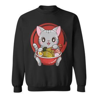 Anime Ramen Cats Kawaii Neko Sweatshirt - Monsterry AU