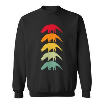 Anteater Animal Lover Retro Vintage Colors Sweatshirt - Thegiftio UK