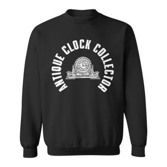 Antique Clock Collector Pocket Apparel Horologist Sweatshirt - Monsterry