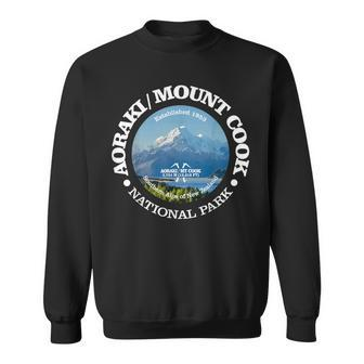 Aoraki Mount Cook National Park New Zealand Hiking Sweatshirt - Seseable