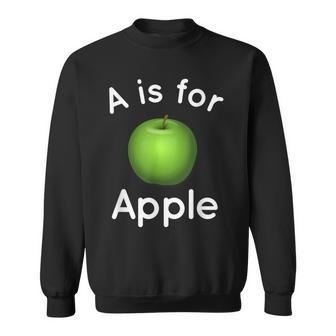 Apple Toddler A Is For Apple Apple Picking Orchard Sweatshirt - Monsterry UK