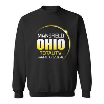 April 2024 Total Solar Totality Eclipse Mansfield Ohio Sweatshirt - Monsterry UK