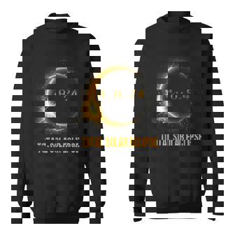 April 8 2024 Total Solar Eclipse Totality Eclipse Sweatshirt | Mazezy