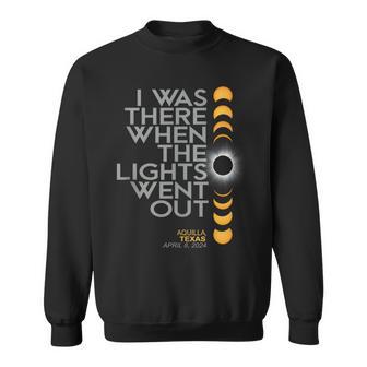 Aquilla Texas Total Solar Eclipse 2024 Sweatshirt - Monsterry