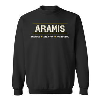 Aramis The Man The Myth The Legend Boys Name Sweatshirt - Seseable