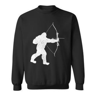Archery Bowman Archer Bowhunter Arrow Bow Bigfoot Legend Sweatshirt | Mazezy