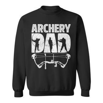 Archery Dad Archer Men Fathers Day Vintage Bow And Arrow Sweatshirt | Mazezy