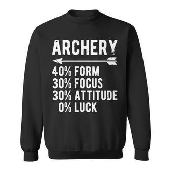 Archery Definition Archer Archery Lover Archers Sweatshirt | Mazezy