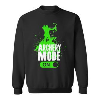 Archery Mode Cool Hunting Bow Arrow Archer Sweatshirt | Mazezy