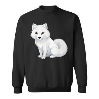 Arctic Fox Artic Animals Cute Artic Fox Lover Pajamas Sweatshirt - Thegiftio UK