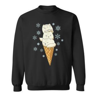 Arctic Fox Ice Cream Sweatshirt - Monsterry UK