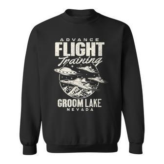 Area 51 Ufo Groom Lake Advance Flight Training T Sweatshirt - Monsterry AU