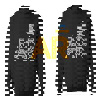 Argentina Human-Flag Letter A And Letter R Argentina Sweatshirt - Seseable