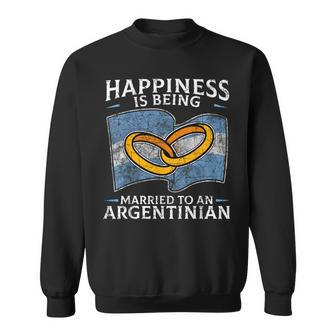 Argentinian Marriage Argentina Roots Heritage Married Sweatshirt - Monsterry DE