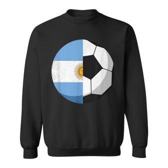 Argentinien Flagge Fußball Kinder Fußball Papa Sport Sweatshirt - Geschenkecke