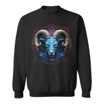 Aries Birthday Horoscope Lover Astrological Sign Women Sweatshirt | Mazezy
