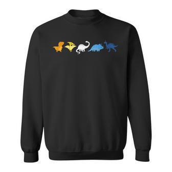 Aroace Pride Dinosaur Lgbtq Aro Ace Cute Aromantic Asexual Sweatshirt - Monsterry DE