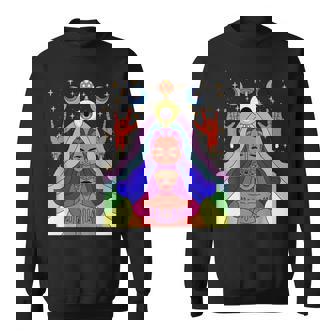 Arte Abstracto Psicodélico Loco Enfermo Hippie Trippy Camisa de entrenamiento - Regaloses