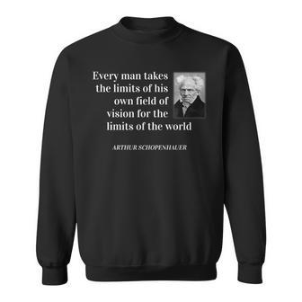 Arthur Schopenhauer Philosophy Quote Sweatshirt - Seseable