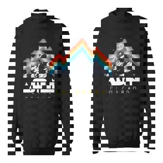 Aspen Colorado Usa Ski Resort 1980S Retro Sweatshirt | Mazezy