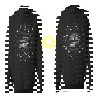 Astrología Constelaciones Rueda Fases Luna Zodiaco Camisa de entrenamiento - Regaloses