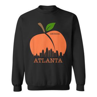 Atlanta Georgia Peach Skyline Sweatshirt - Monsterry UK