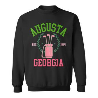 Augusta Georgia Coquette Golf Tournament Bows Social Club Sweatshirt | Mazezy AU