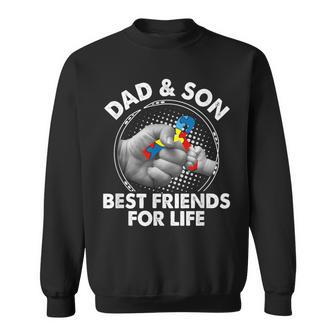 Autism Awareness Dad And Son Best Friend For Life Sweatshirt - Thegiftio UK