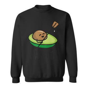 Avokanu Canoe Canoe Avocado Kayak Paddle Sweatshirt - Seseable