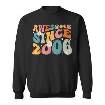 Awesome Since 2006 18Th Birthday Retro Born In 2006 Sweatshirt - Monsterry DE
