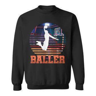 Awesome Basketball Player Slam Dunk Baller Sweatshirt - Monsterry DE