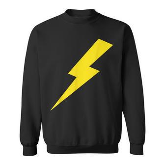 Awesome Lightning Bolt Yellow Print Sweatshirt - Monsterry UK
