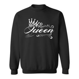 Awesome Queen Crown Crown Me Font Queen Sweatshirt - Monsterry