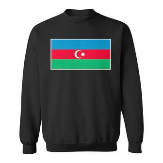 Azerbaijan Flag Vintage Azerbaijani Colors Sweatshirt - Seseable