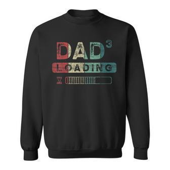 Baby Announcement Dad 3Rd Child Triplets Dad-To-Be Sweatshirt - Monsterry DE