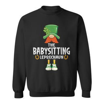 The Babysitting Leprechaun Saint Patrick's Day Party Sweatshirt | Mazezy