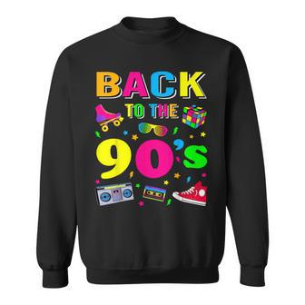 Back To 90'S 1990S Vintage Retro Nineties Costume Party Sweatshirt - Thegiftio UK