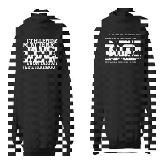 Badger Surname Team Family Last Name Badger Sweatshirt | Seseable UK